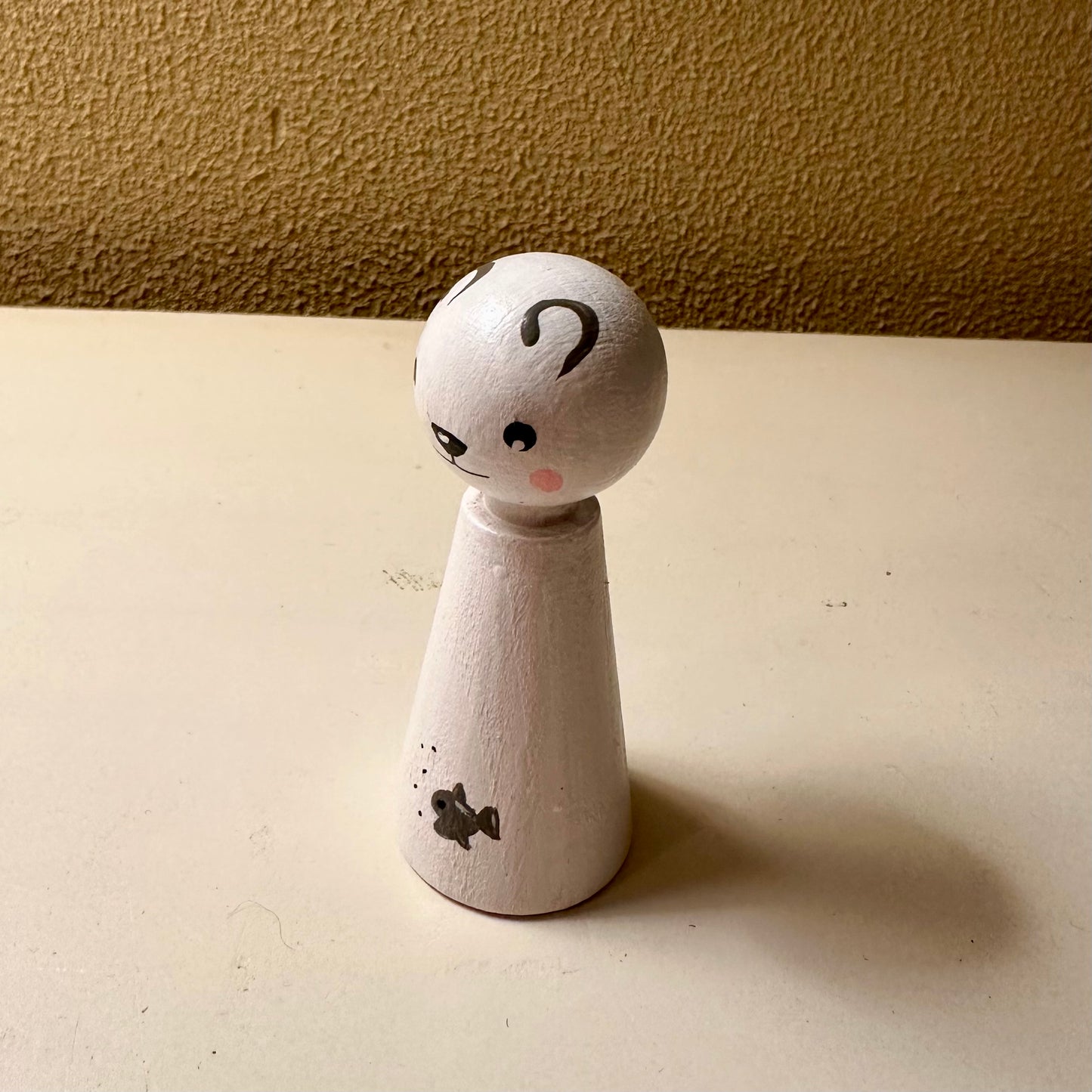 IJsbeer Pegdoll - IJsbeer met visje - Wintercollectie