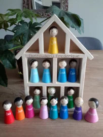 Pegdoll voor Kinderopvang - Houten Poppetje - Gastouderopvang - Zelfregistratiesysteem