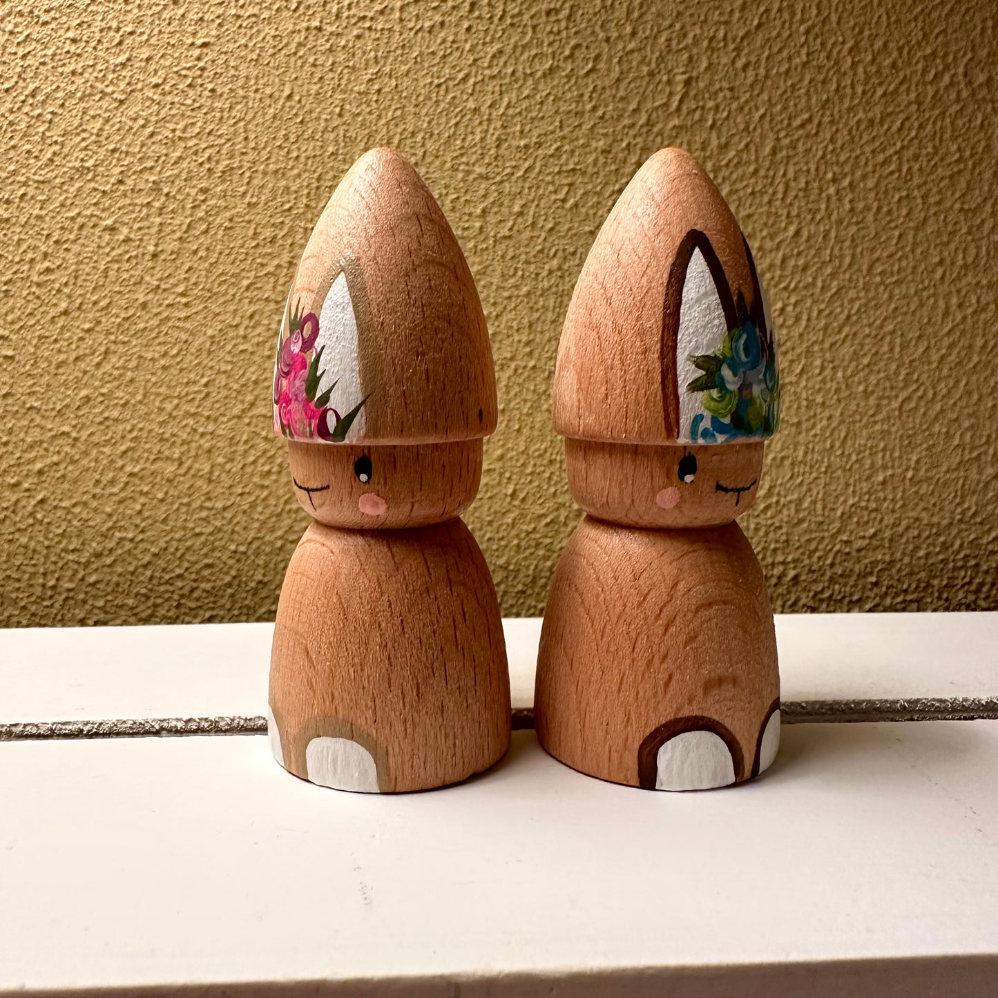 Paashaas Pegdolls - Set van 2 Pegdolls of los verkrijgbaar - Pasen collectie