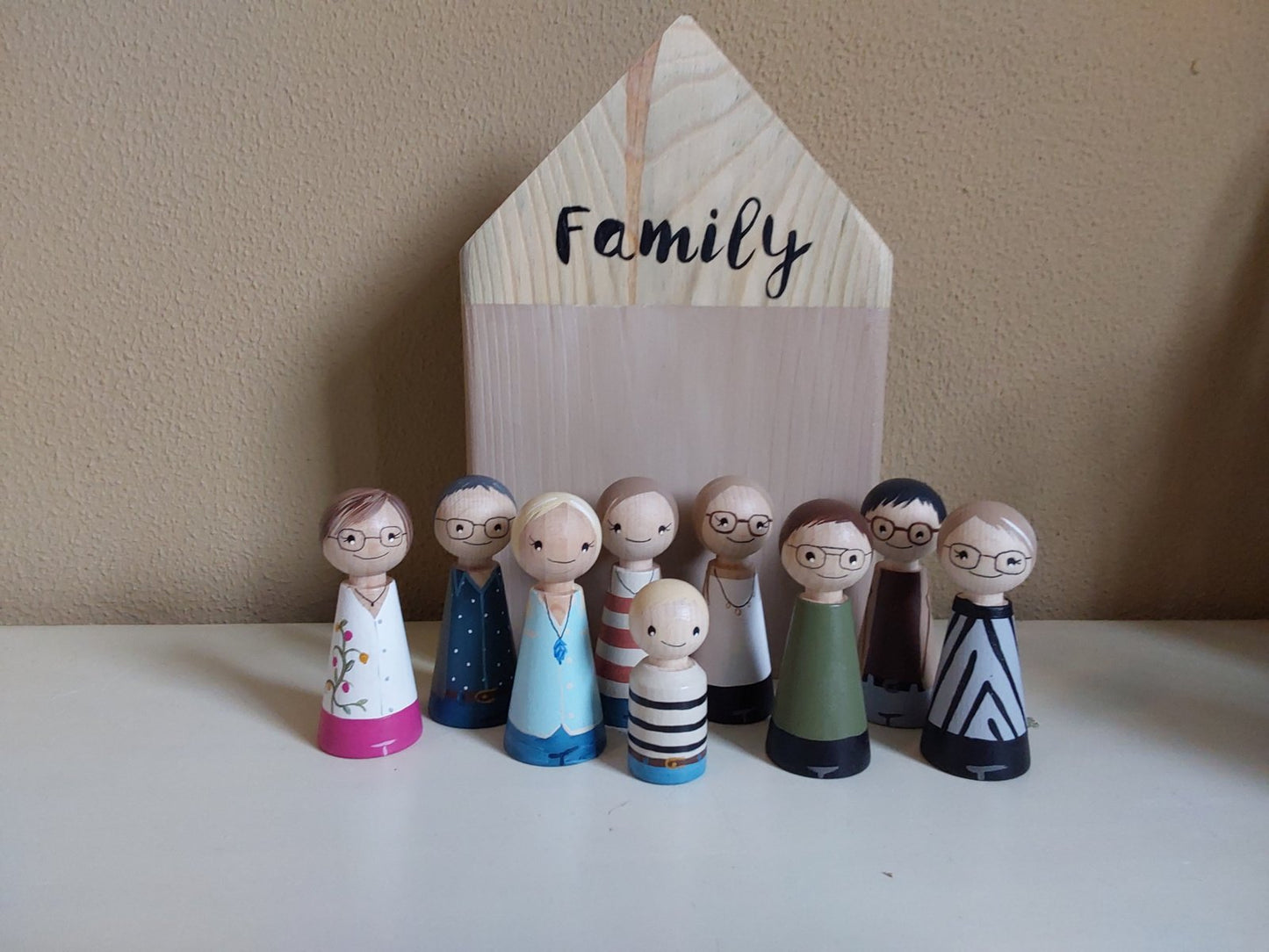 Gepersonaliseerde Pegdoll - Pegdoll naar Wens - Pegdoll Familie