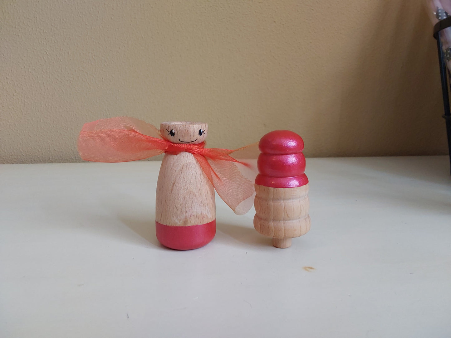 Hoed en Sjaal - Set van 5 Pegdolls - Los Verkrijgbaar