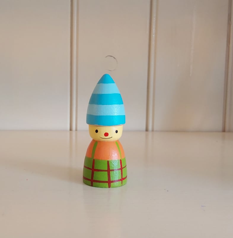 Pegdoll Puk - Houten poppetje Puk - Speelgoed voor Leermethode