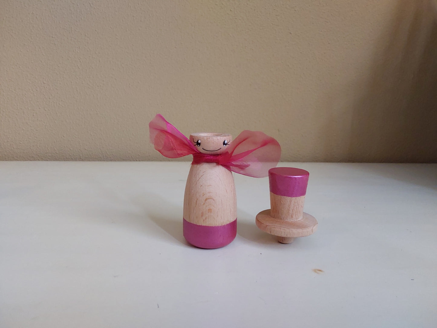 Hoed en Sjaal - Set van 5 Pegdolls - Los Verkrijgbaar