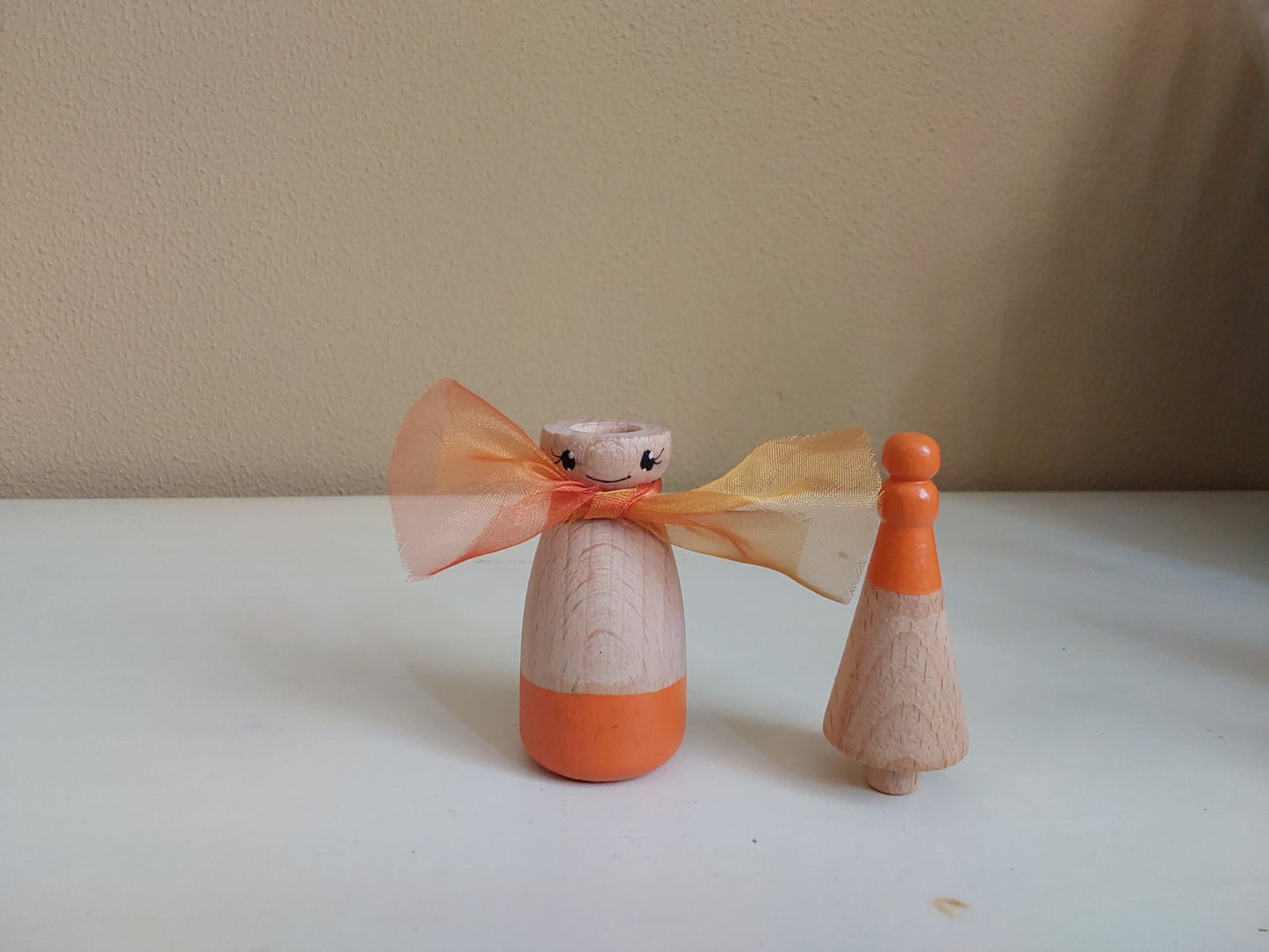 Hoed en Sjaal - Set van 5 Pegdolls - Los Verkrijgbaar