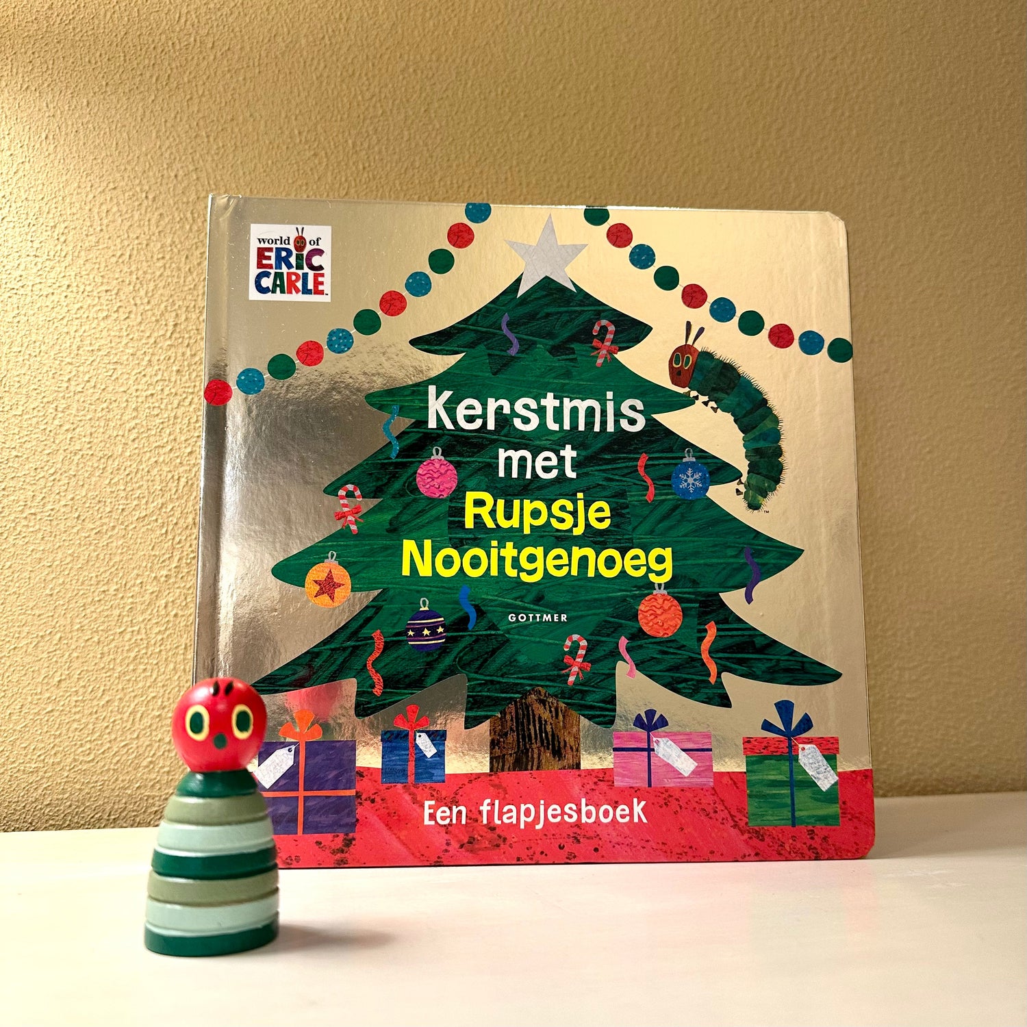 Houten kerststal met bijpassende pegdolls