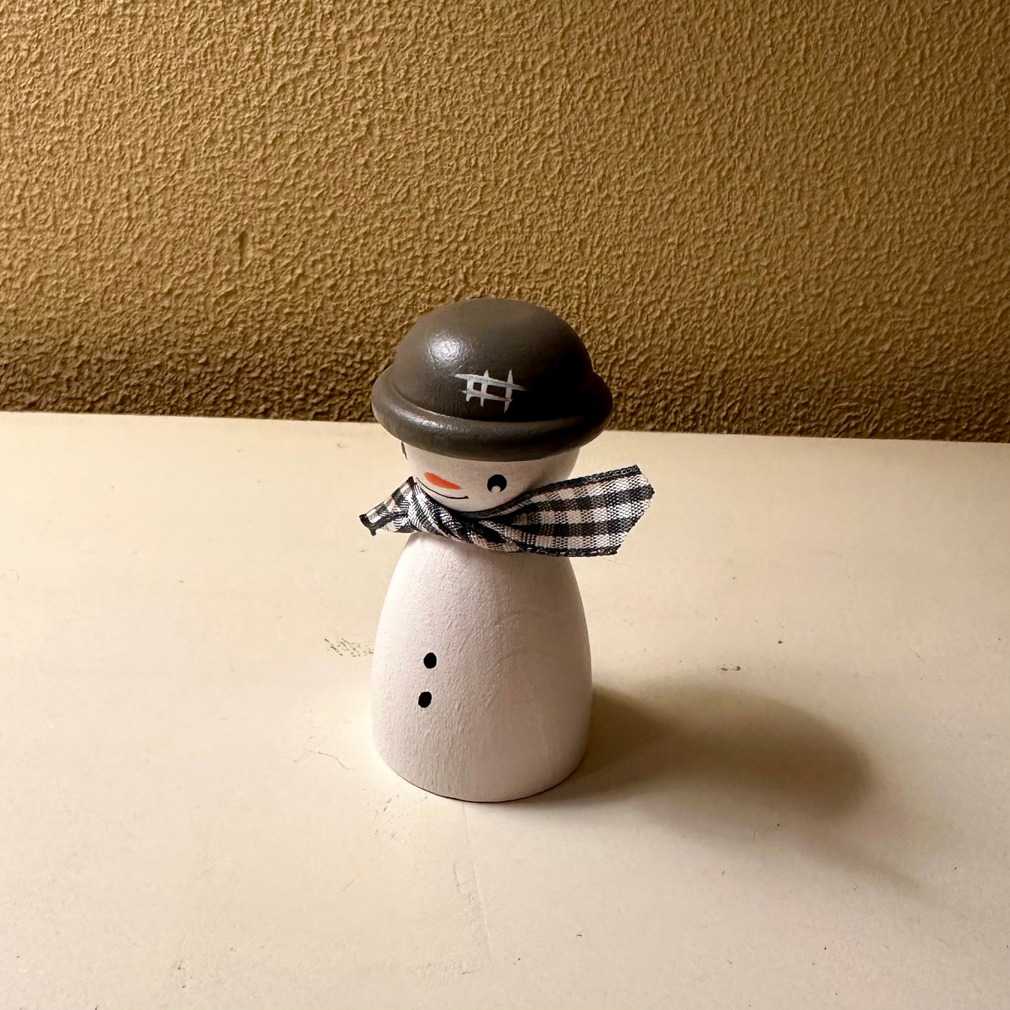 Sneeuwpop - Pegdoll Sneeuwpop met Sjaal - Wintercollectie