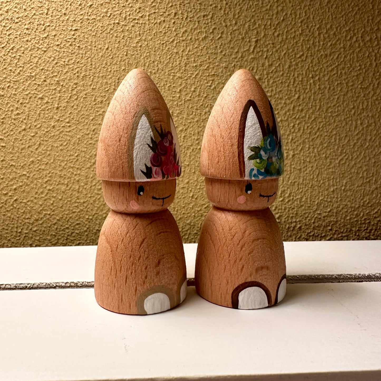 Paashaas Pegdolls - Set van 2 Pegdolls of los verkrijgbaar - Pasen collectie