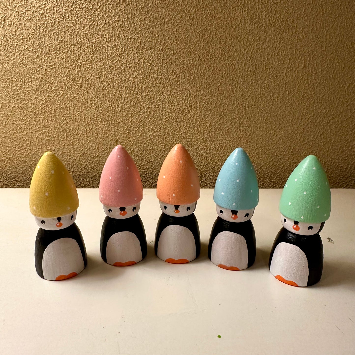 Pinguin Pegdoll - Diverse kleuren Pinguins Pegdolls - Wintercollectie