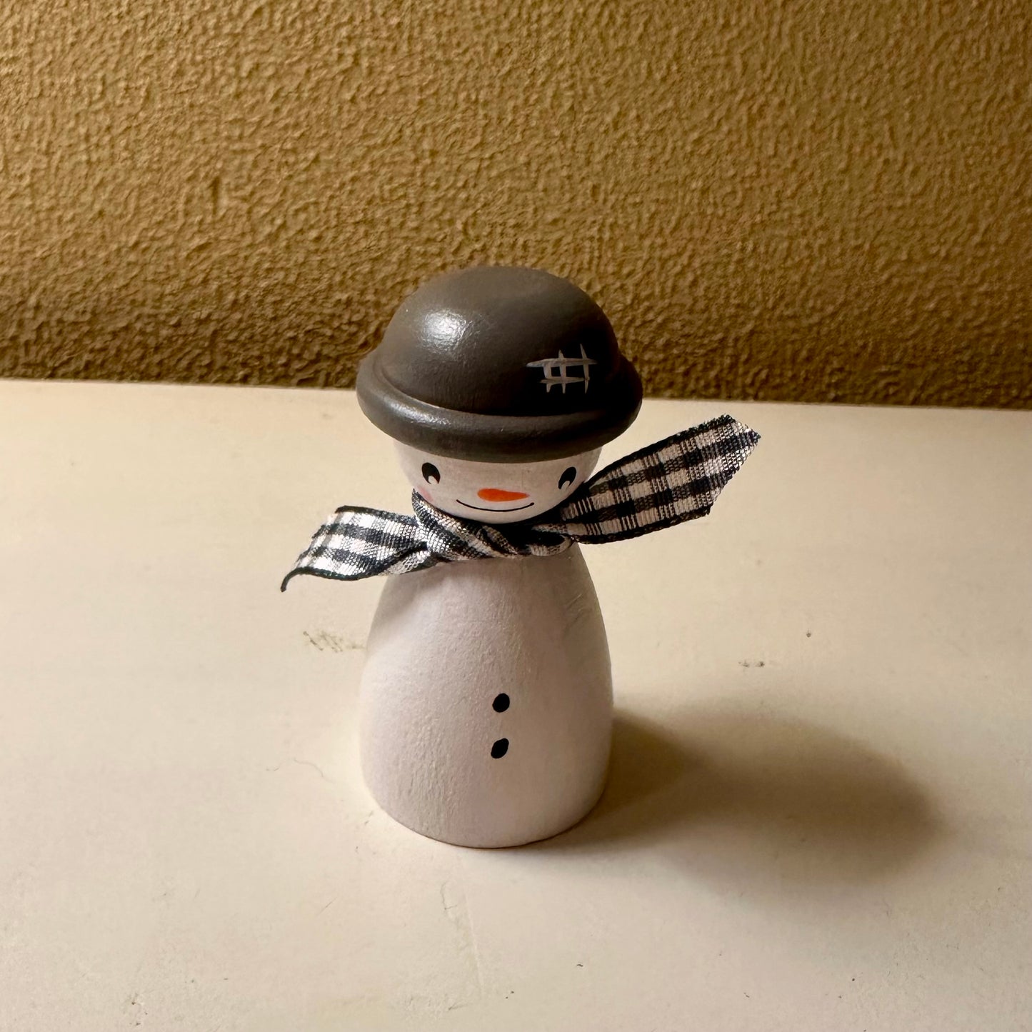 Sneeuwpop - Pegdoll Sneeuwpop met Sjaal - Wintercollectie