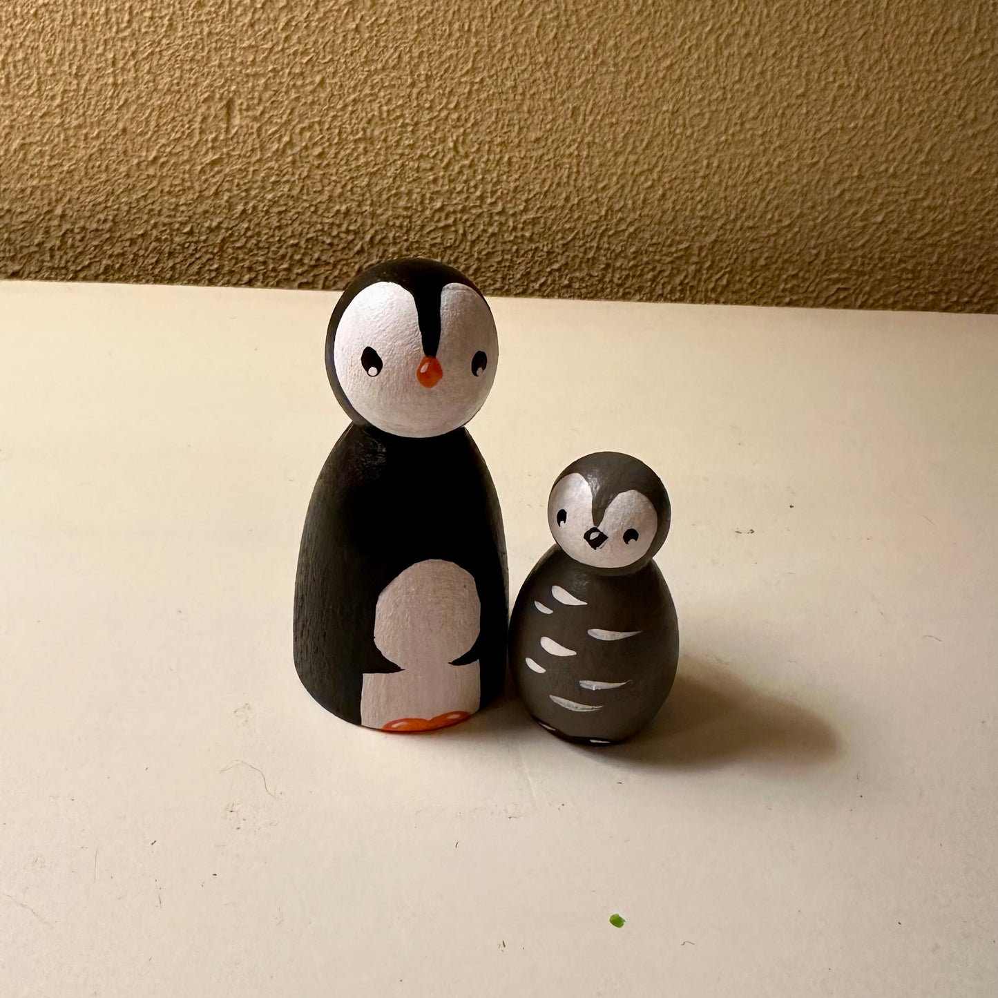 Pinguin Pegdoll - Moeder en Kind Pinguin - Wintercollectie