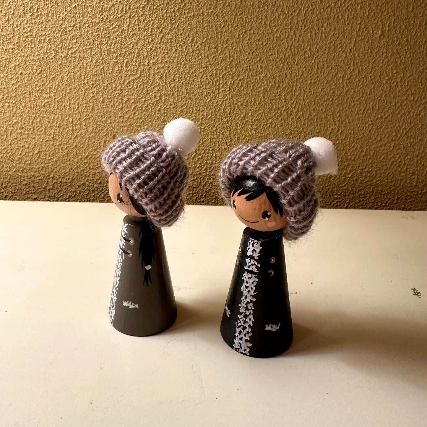 Eskimo Pegdoll - Set van 2 Pegdolls - Wintercollectie