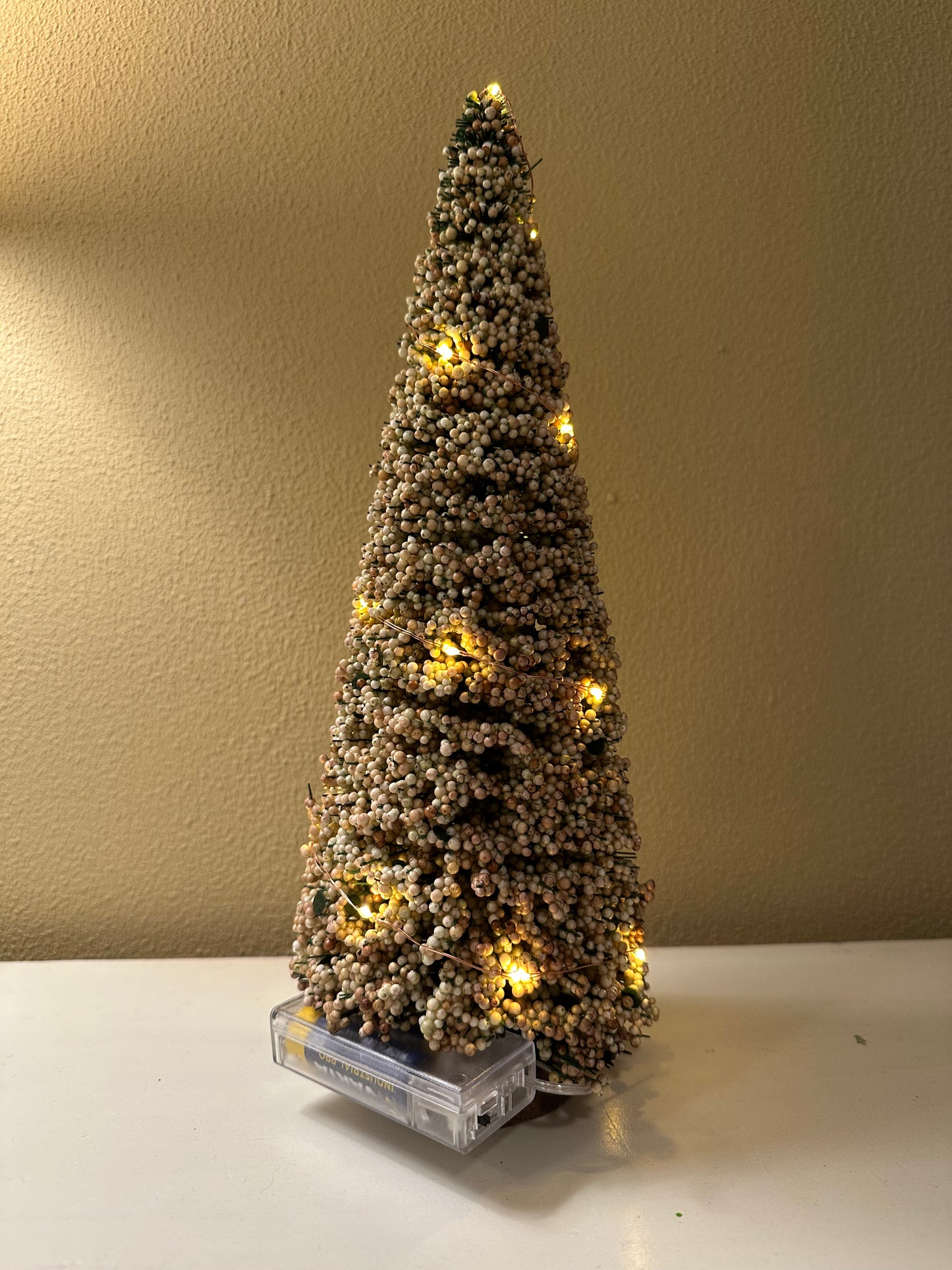 Kerstboompje met Lichtjes - Kunstof Kerstboom - Thema Kerstmis