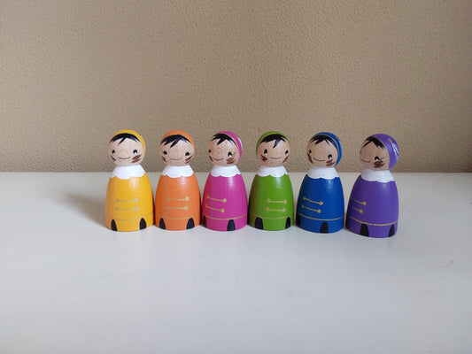 Piet Pegdoll - Roetveeg Piet - Thema Sinterklaas - Fel