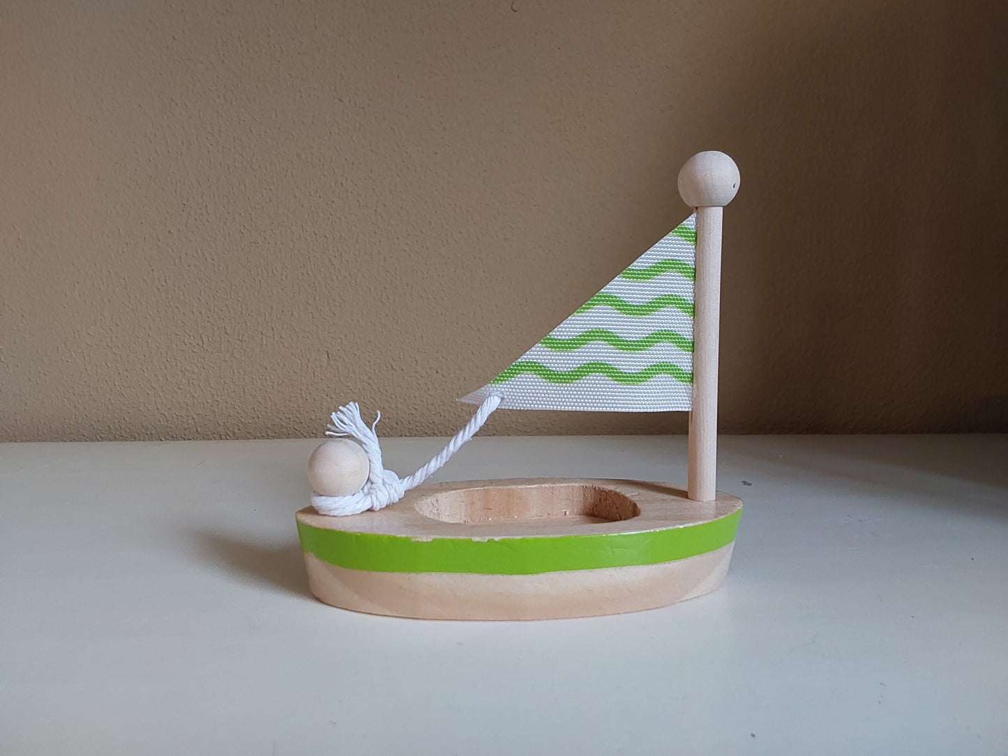 Piratenboot met Pegdolls - Set van 5 Pegdolls - 3 Piraten, een Papegaai en een Aap