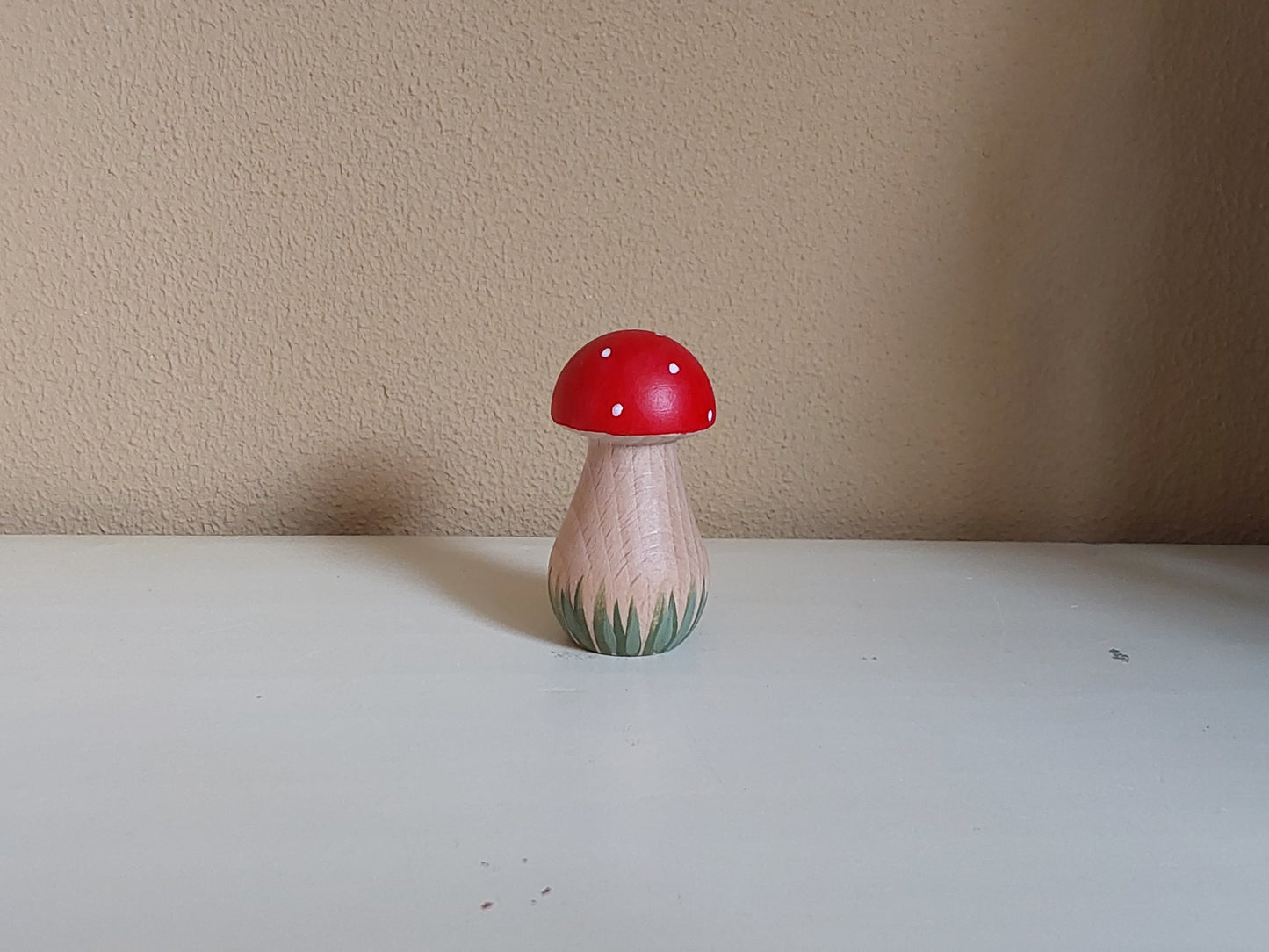 Grote Paddenstoel - Houten Paddenstoel 7 cm - Herfst decoratie - Nieuw!