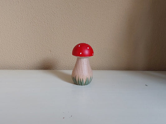 Grote Paddenstoel - Houten Paddenstoel 7 cm - Herfst decoratie - Nieuw!